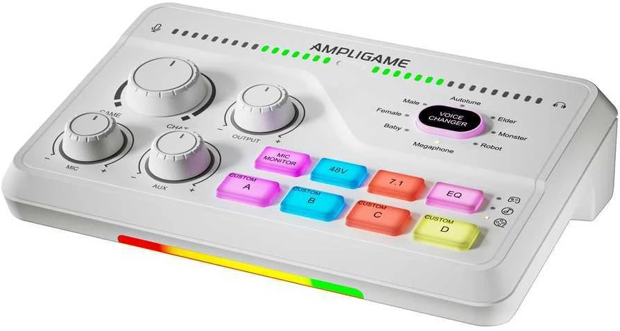 FIFINE AmpliGame SC8W Audio mikšerinis pultas | USB