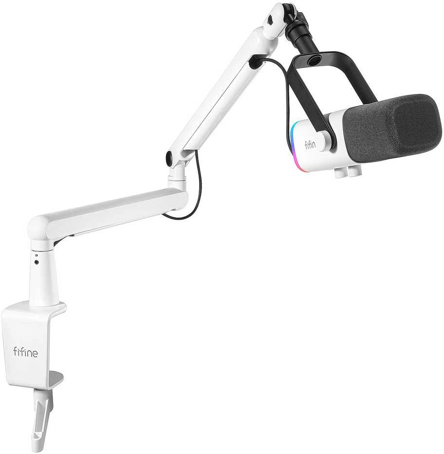 Laidinis mikrofonas su stovu ir RGB apšvietimu FIFINE AmpliGame TAM8W