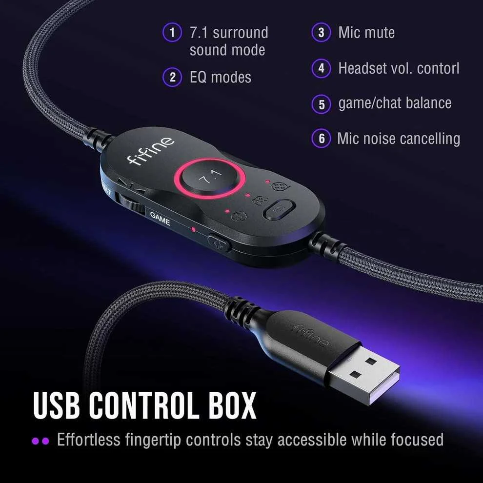 FIFINE H13 laidinės ausinės | USB
