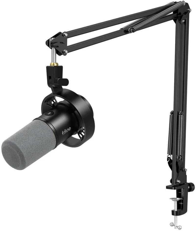 FIFINE K688CT laidinis dinaminis mikrofonas su stovu | USB/XLR (K688+CS1)