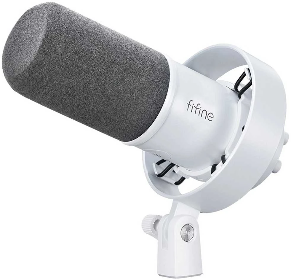 Mikrofonas dynamiczny Fifine K688W (balta)