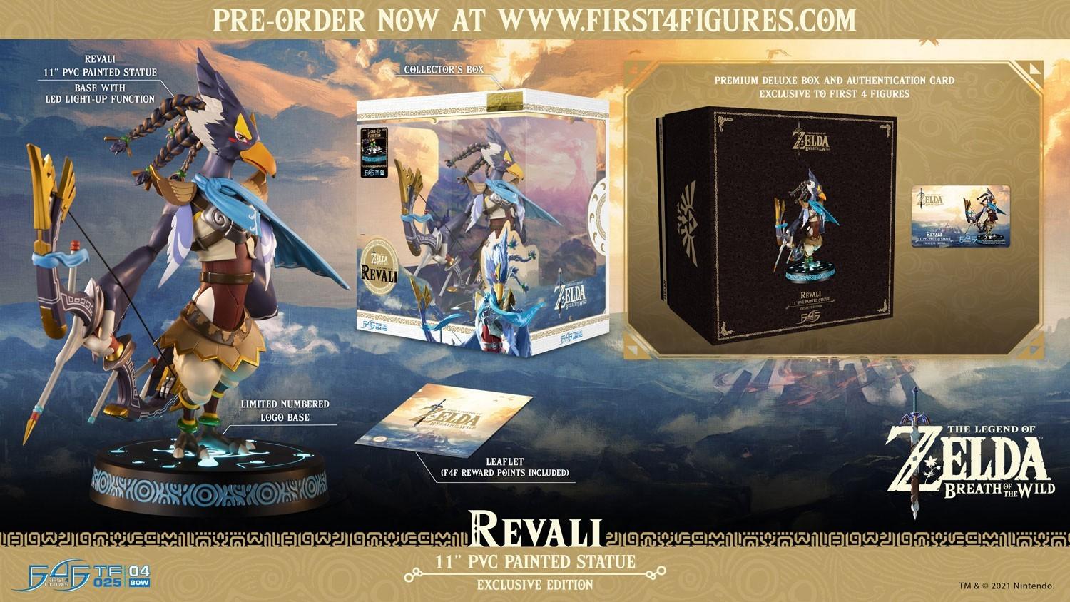 First4Figures THE LEGEND OF ZELDA™: BREATH OF THE WILD – REVALI PVC statula | 25 cm