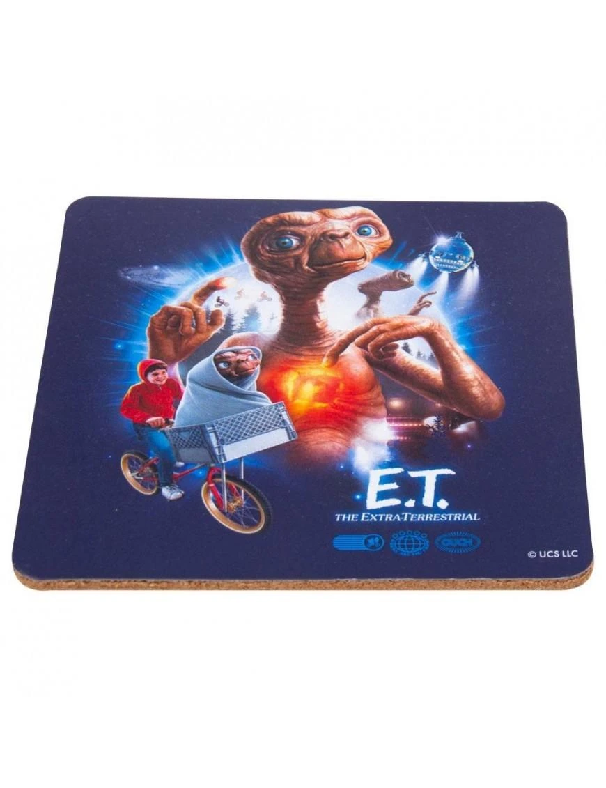 Fizz Creations E.T. The Extra-Terrestrial puodelio, padėkliuko ir raktų pakabuko dovanų rinkinys