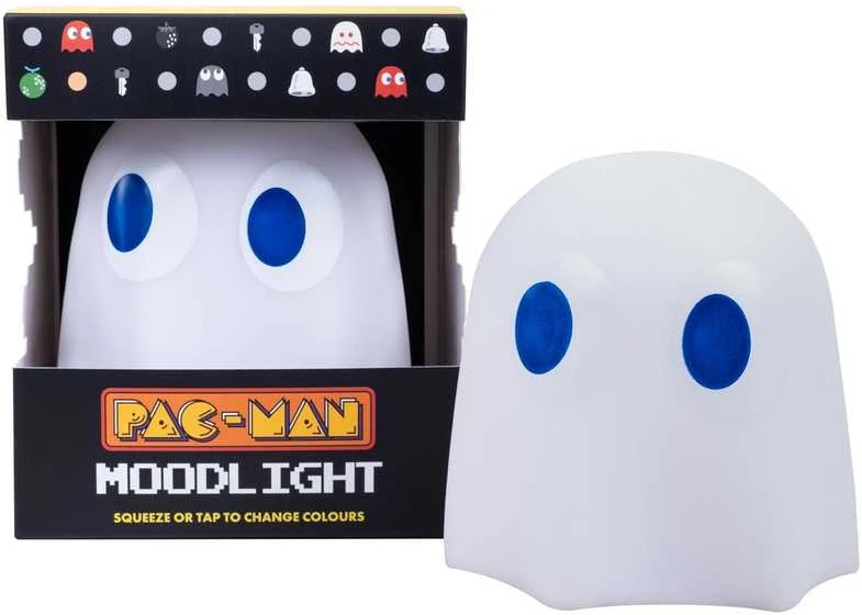 Fizz Creations Pac-Man spalvą keičianti silikoninė lempa - Ghost | 9,9 cm