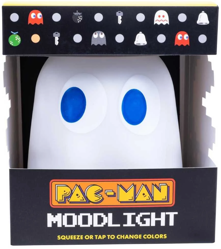 Fizz Creations Pac-Man spalvą keičianti silikoninė lempa - Ghost | 9,9 cm