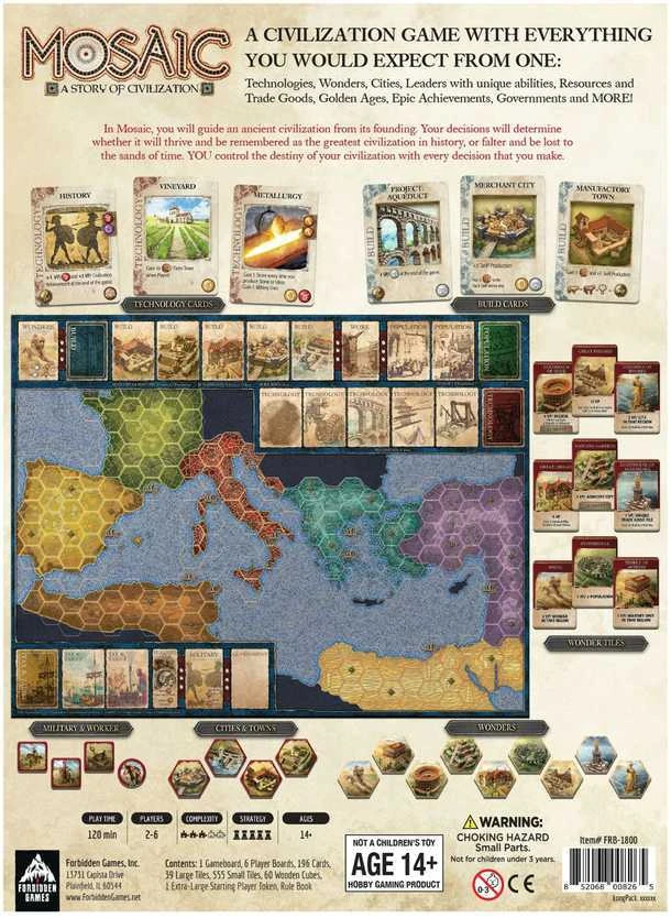 Forbidden Games Mosaic: A Story of Civilization
