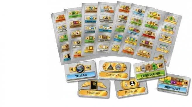 Fryxgames Terraforming Mars: Milestones & Awards