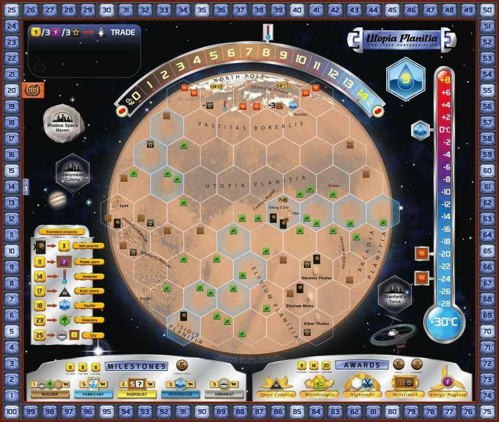 Fryxgames Terraforming Mars: Utopia & Cimmeria