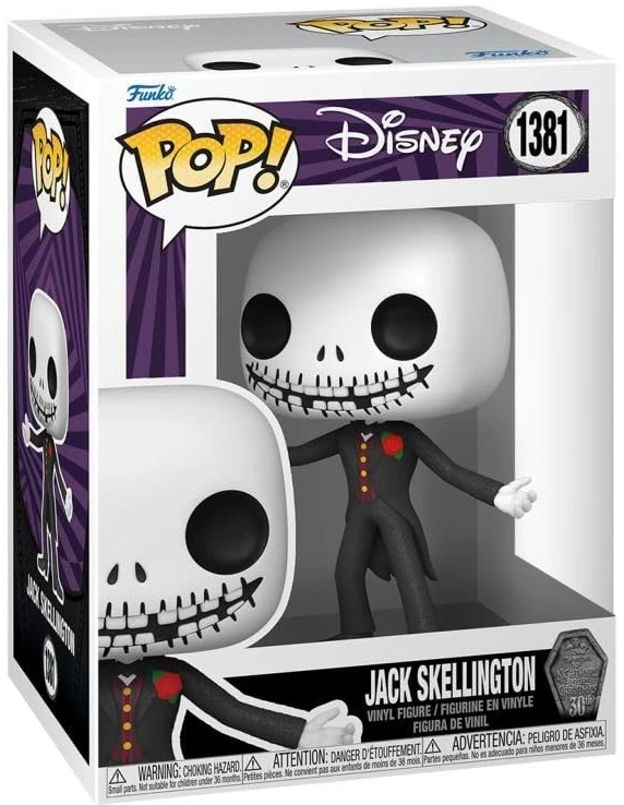 FUNKO POP! Vinilinė figūrėlė: Disney - Jack Skellington, 9 cm