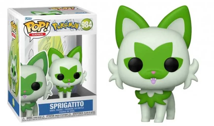 FUNKO POP! Vinilinė figūrėlė: Pokemonai - Sprigatito, 9 cm