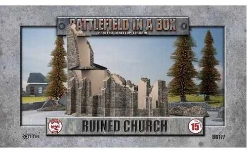 Gale Force Nine Battlefield In A Box - Church (Ruined) - Lille