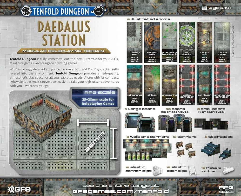 Gale Force Nine Tenfold Dungeon: Daedalus Station