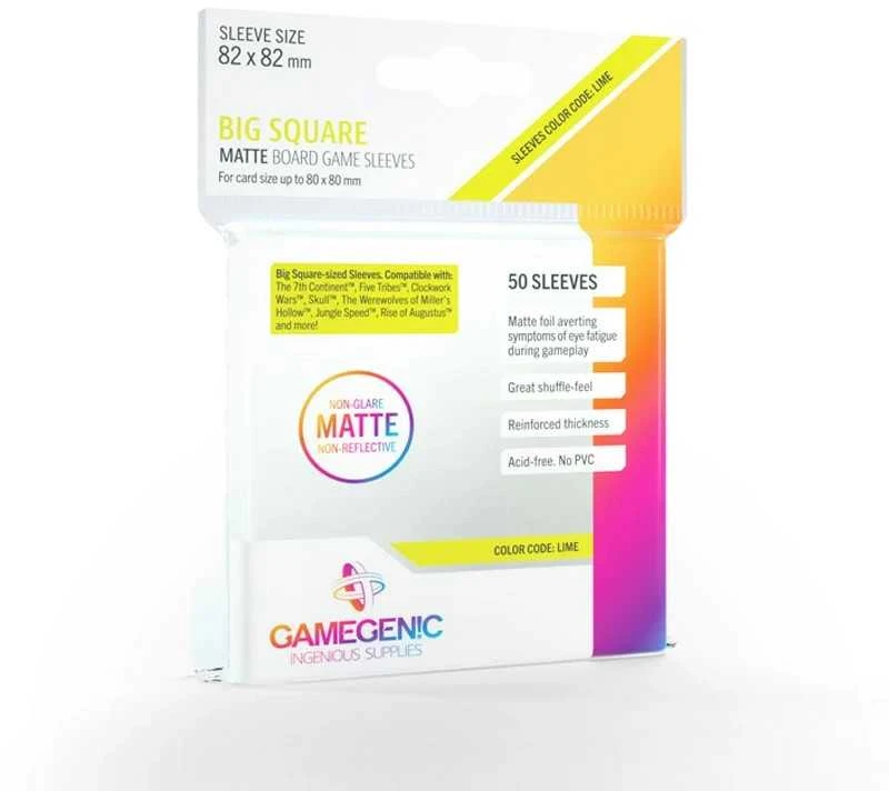 Gamegenic Matte stalo žaidimų rankovės – kvadratinės