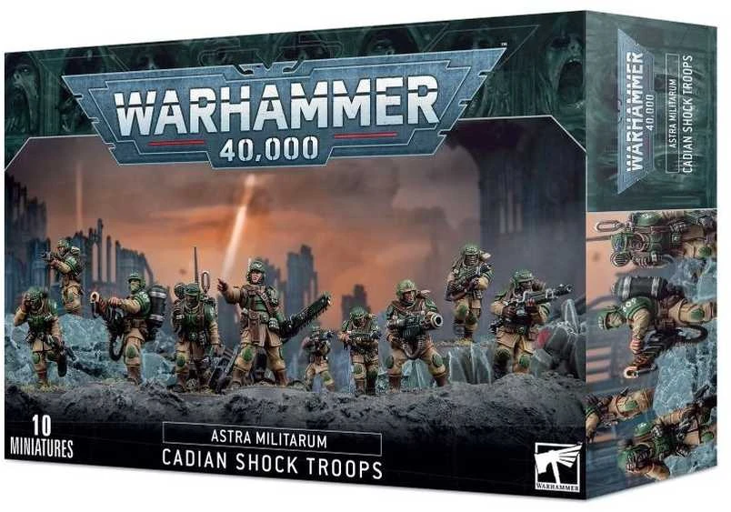 „Games Workshop Warhammer 40,000“ – „Astra Militarum: Cadian Shock Troops“