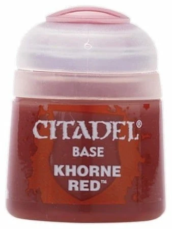 Citadel Colour Citadel Khorne Raudona baziniai akriliniai dažai, 12 ml (Base 21-04)