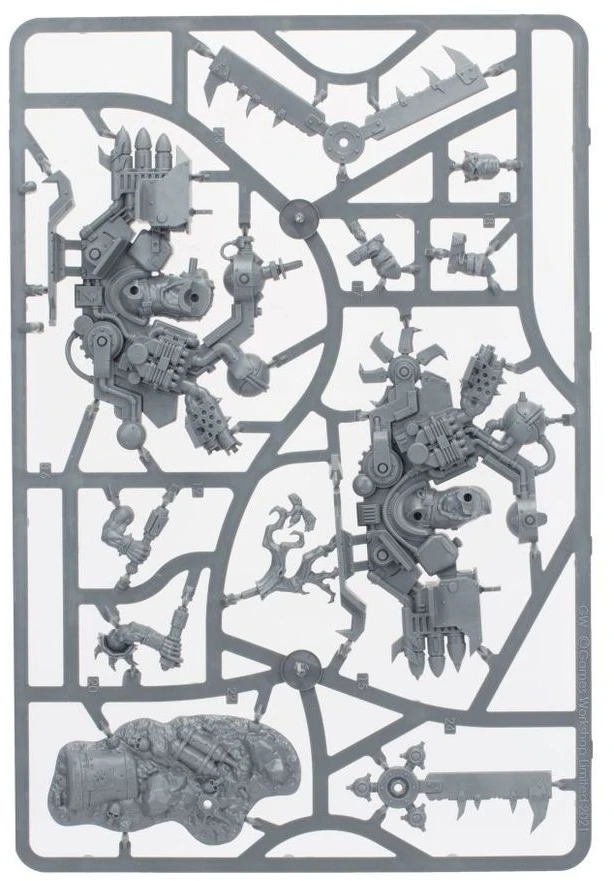 Games Workshop Warhammer 40k Orkų greito puolimo rinkinys: Deffkoptos ir Buggy