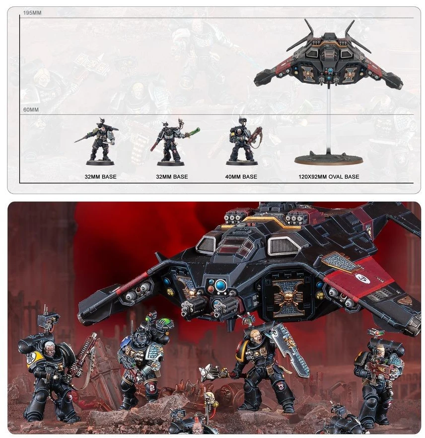 Games Workshop Warhammer 40,000 Deathwatch Kill Team su Corvus Blackstar rinkiniu