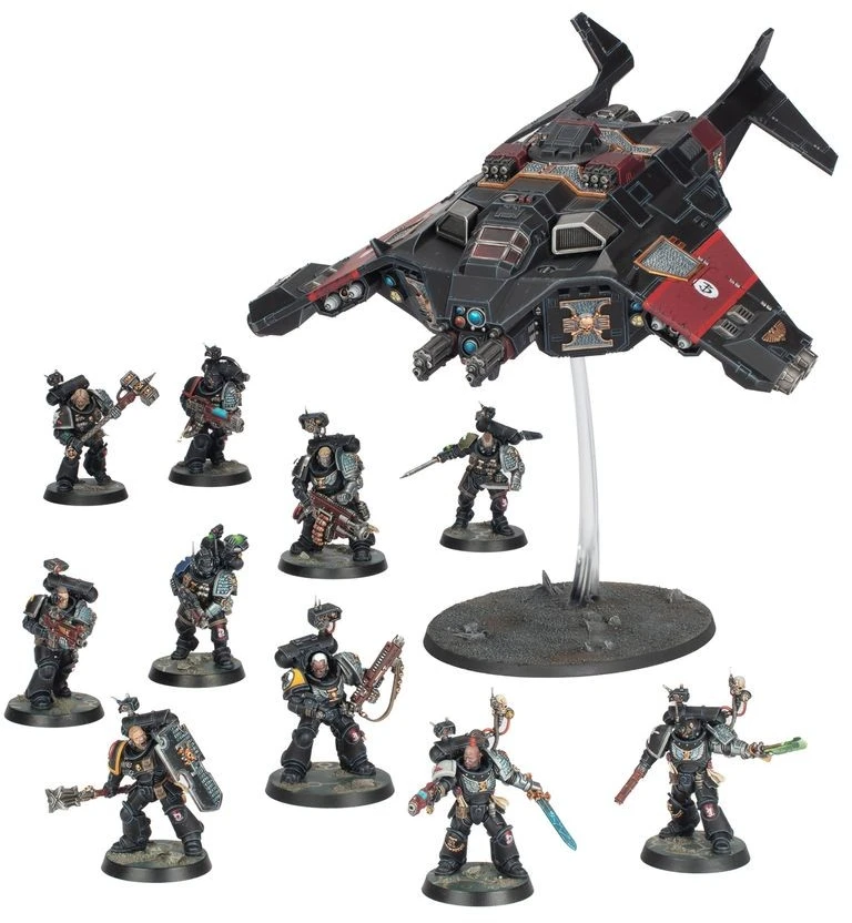 Games Workshop Warhammer 40,000 Deathwatch Kill Team su Corvus Blackstar rinkiniu