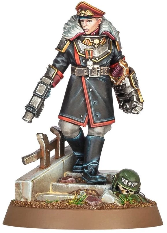 Games Workshop Warhammer 40,000 Astra Militarum Commissar Graves miniatiūrų rinkinys