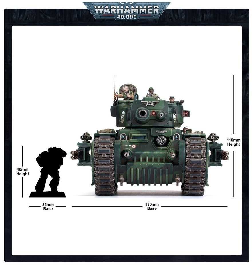 Games Workshop Warhammer 40,000 - Astra Militarum: Rogal Dorn Battle Tank