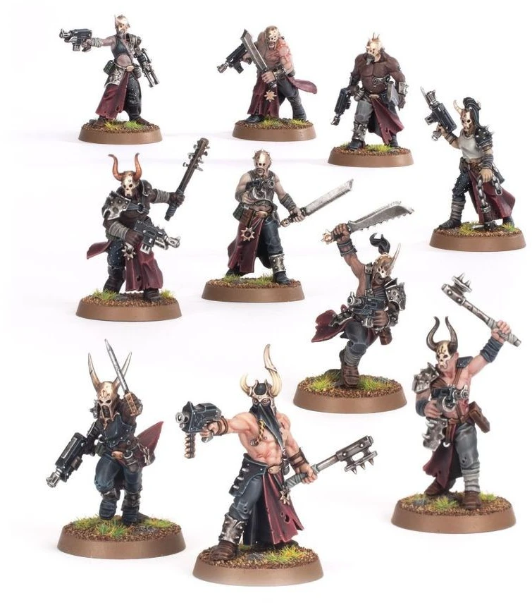 Games Workshop Warhammer 40,000 Chaos Space Marines Warband Battleforce miniatiūrų rinkinys