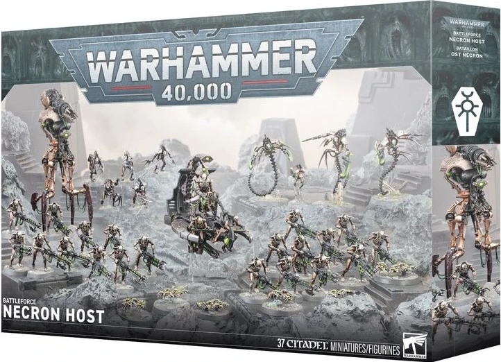 Games Workshop Warhammer 40,000 Necronų Battleforce rinkinys – 37 miniatiūros