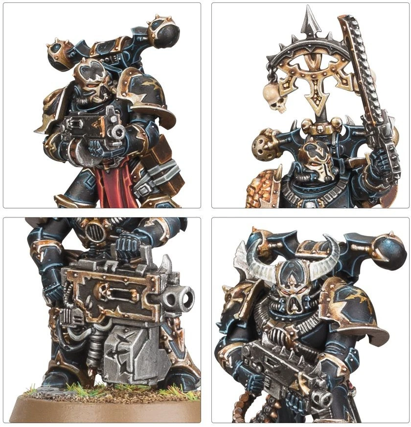 Games Workshop Warhammer 40,000 Chaos Space Marines Warband Battleforce miniatiūrų rinkinys