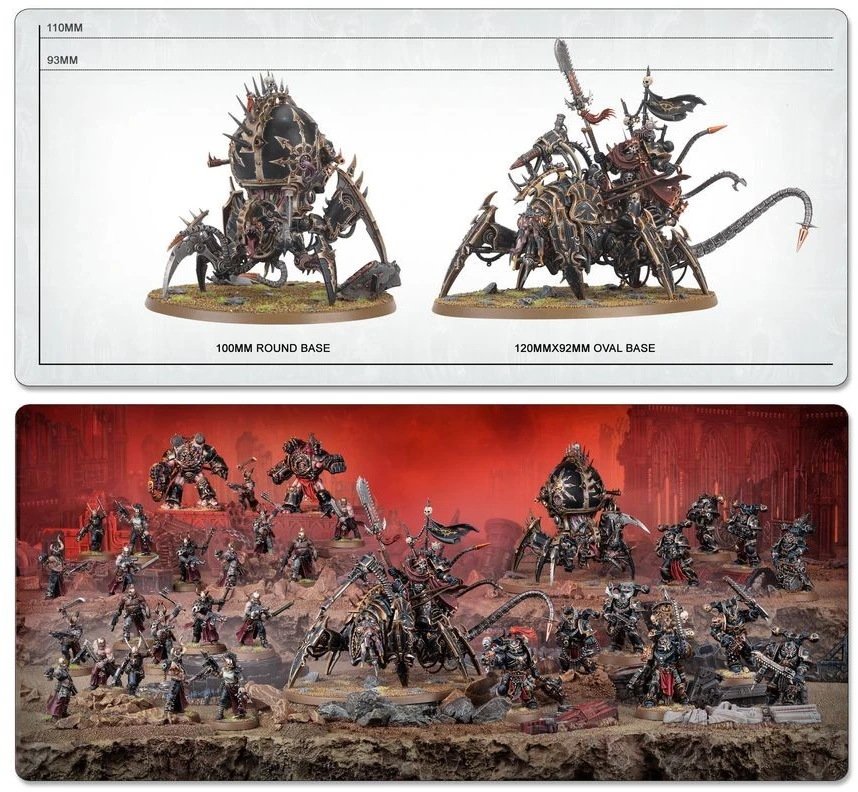 Games Workshop Warhammer 40,000 Chaos Space Marines Warband Battleforce miniatiūrų rinkinys