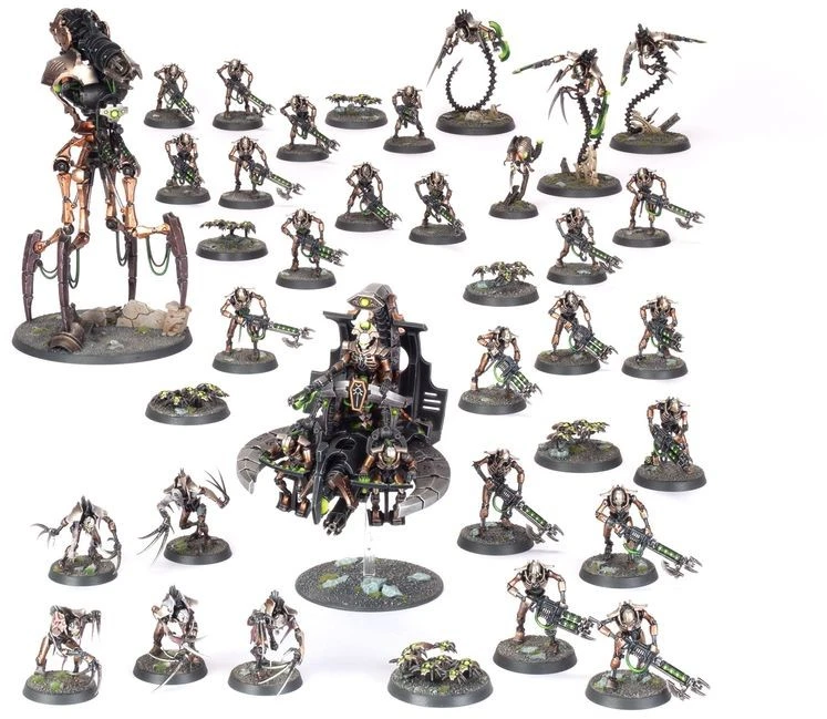 Games Workshop Warhammer 40,000 Necronų Battleforce rinkinys – 37 miniatiūros