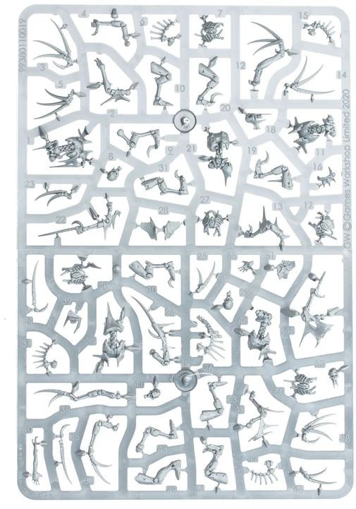 Games Workshop Warhammer 40,000 Necronų Battleforce rinkinys – 37 miniatiūros