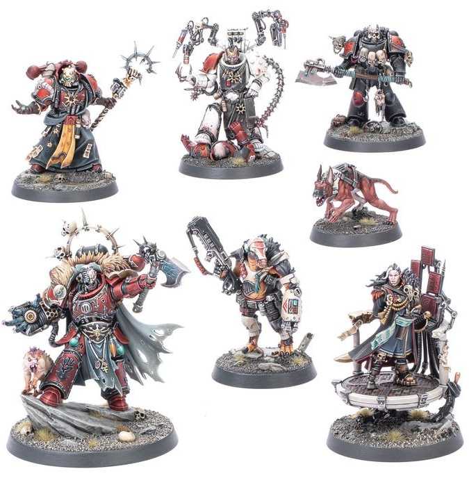 Games Workshop Warhammer 40,000 - Chaos Space Marines: Huron Blackheart and the Masters of the Maelstrom