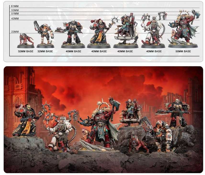 Games Workshop Warhammer 40,000 - Chaos Space Marines: Huron Blackheart and the Masters of the Maelstrom