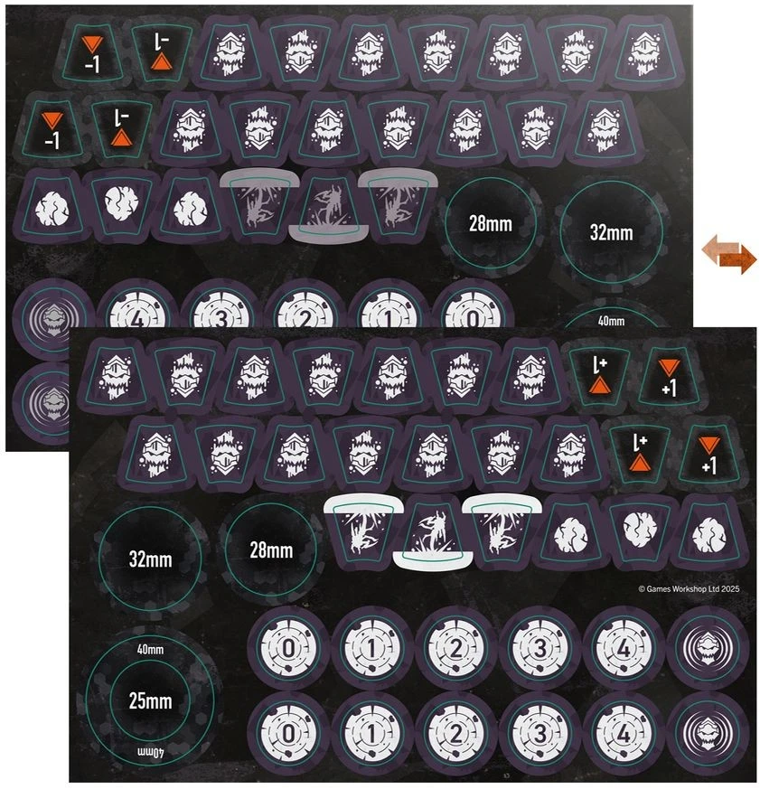 Games Workshop Warhammer 40,000 Kill Team: Raveners tiranidų rinktinė (5 miniatiūros)