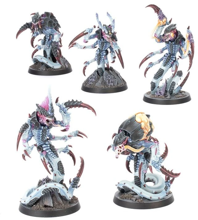 Games Workshop Warhammer 40,000 Kill Team: Raveners tiranidų rinktinė (5 miniatiūros)