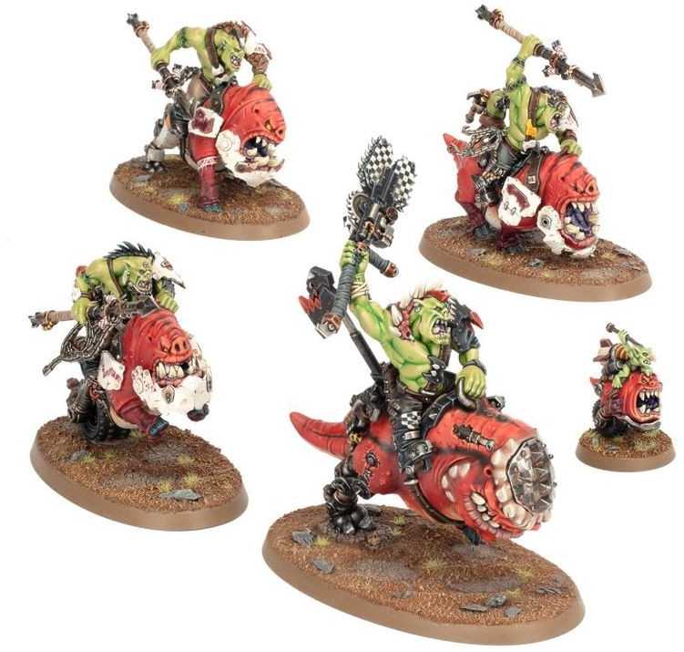 Games Workshop Warhammer 40,000 - Orks: Squighog Boyz