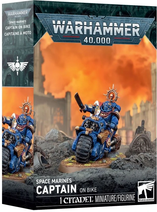 Games Workshop Warhammer 40,000 Space Marines kapitonas ant motociklo 48-113