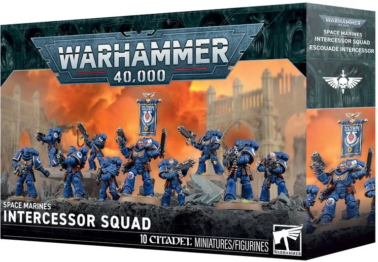 Games Workshop Warhammer 40,000 Space Marines Intercessor Squad, 10 figūrėlių 48-115