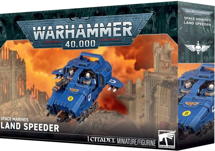 Games Workshop Warhammer 40,000 Space Marines Land Speeder miniatiūra 48-107