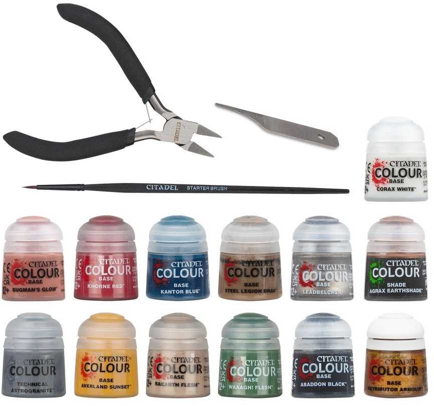 Games Workshop Warhammer Age of Sigmar: Paints + Tools Set