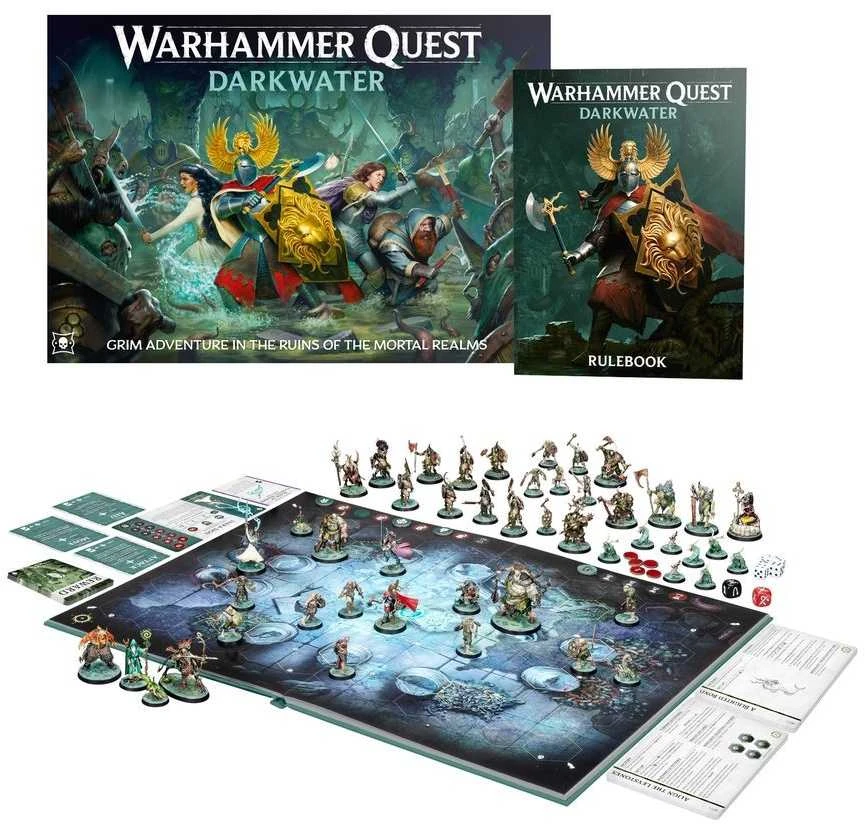 Games Workshop Žaidimų dirbtuvės „Warhammer Quest: Darkwater“