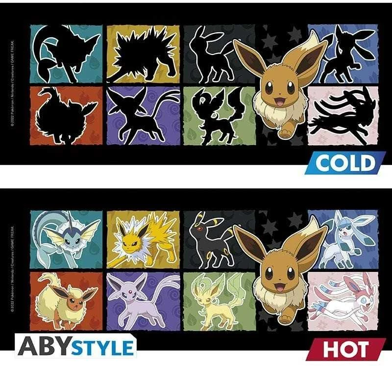 Abysse Gb Eye Pokemon Eevee puodelis | Reaguojantis į karštį 460ml