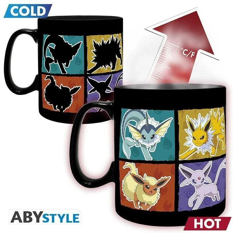 Abysse Gb Eye Pokemon Eevee puodelis | Reaguojantis į karštį 460ml