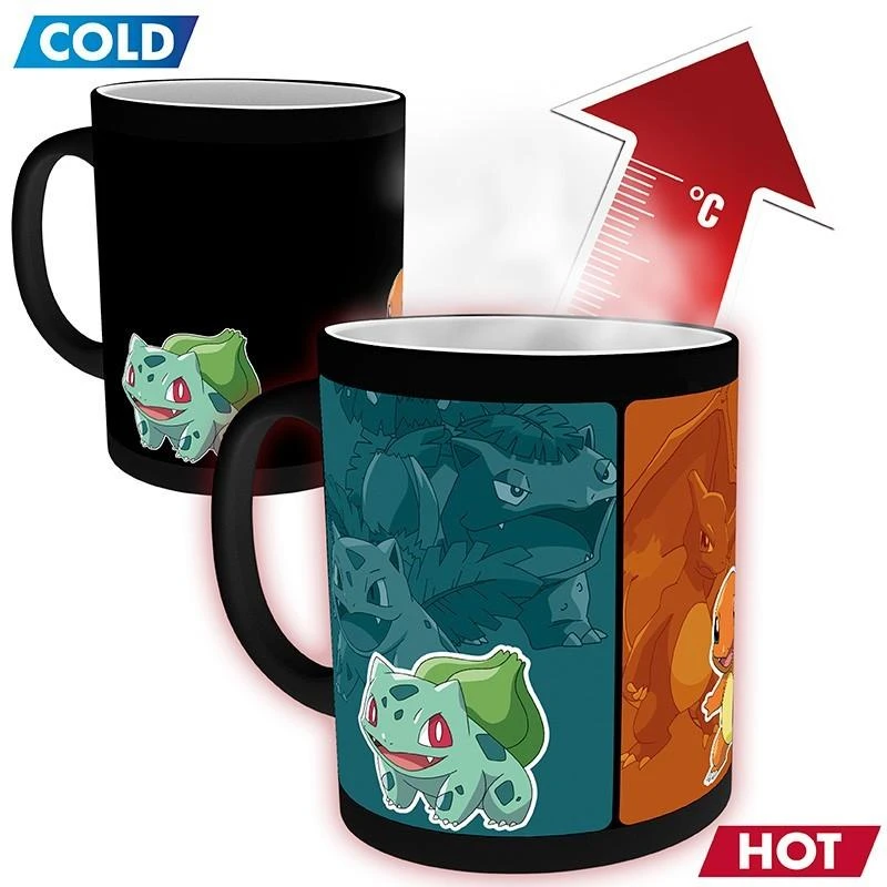 ABYstyle Gb Eye Pokemon Evolve puodelis | Reaguojantis į karštį 320ml