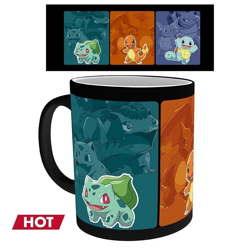ABYstyle Gb Eye Pokemon Evolve puodelis | Reaguojantis į karštį 320ml