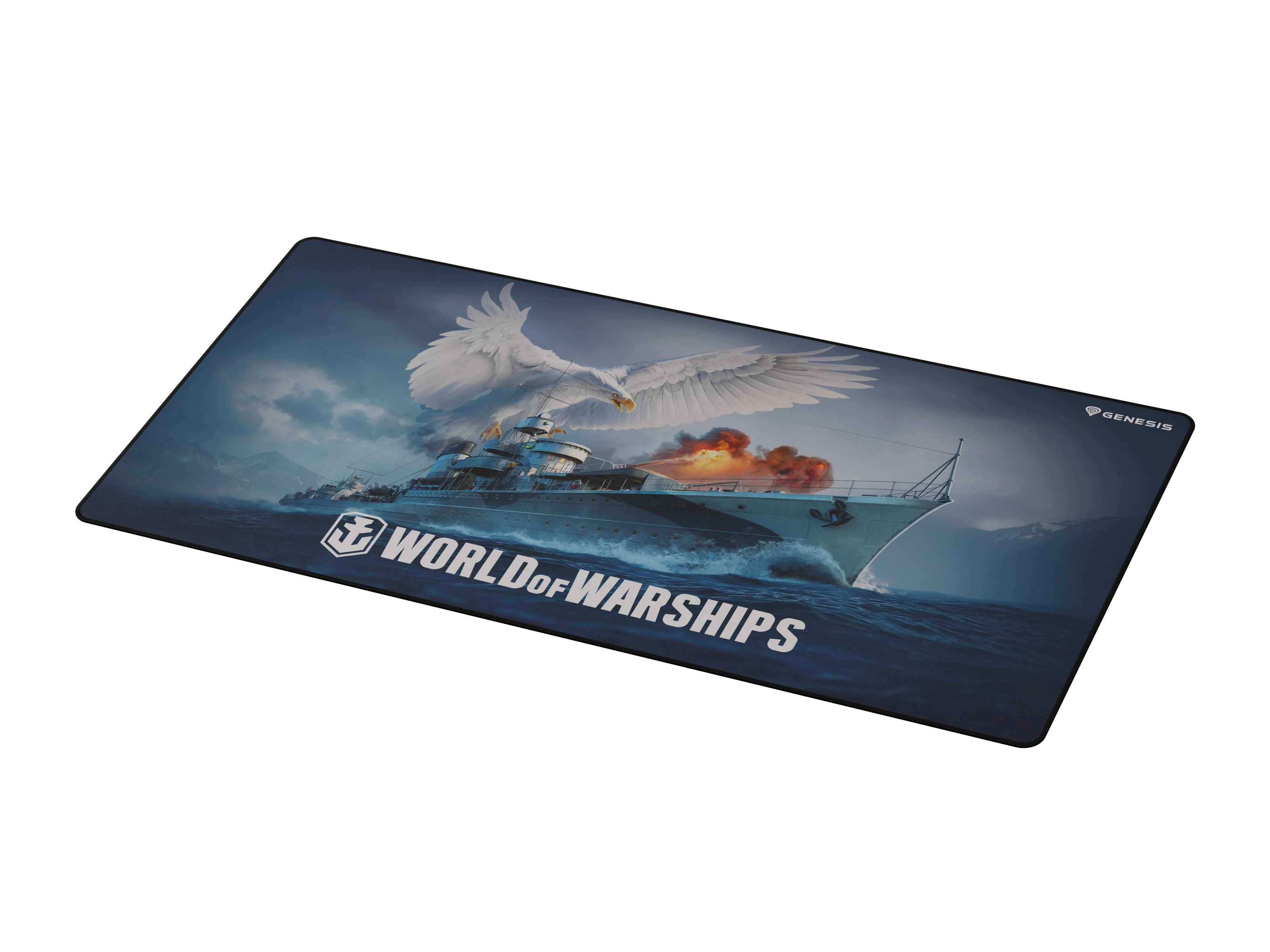 NATEC GENESIS pelės kilimėlis Carbon 500 Maxi World of Warships 900x450mm