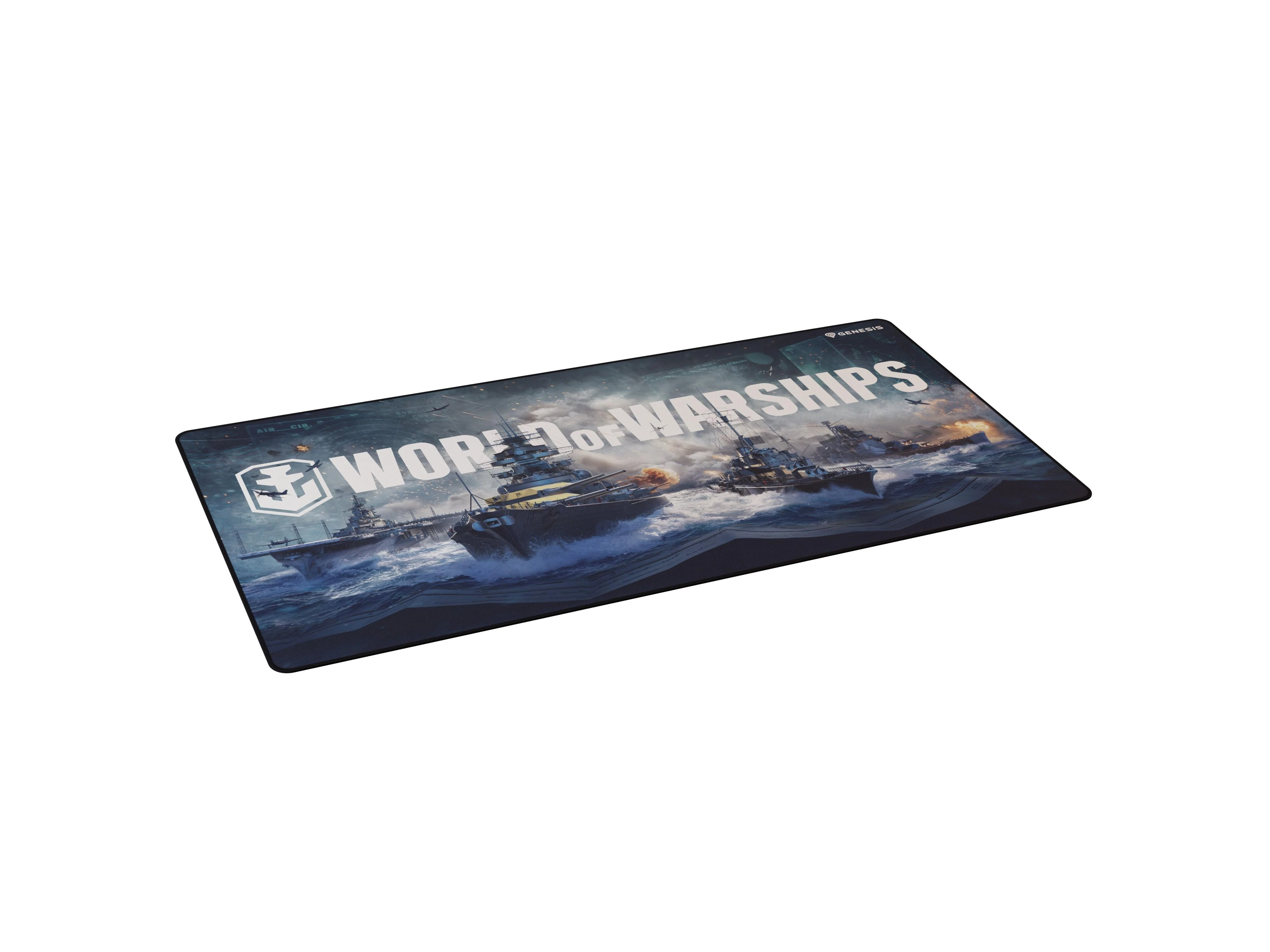 NATEC GENESIS pelės kilimėlis Carbon 500 Maxi World of Warships Armada 900x450mm