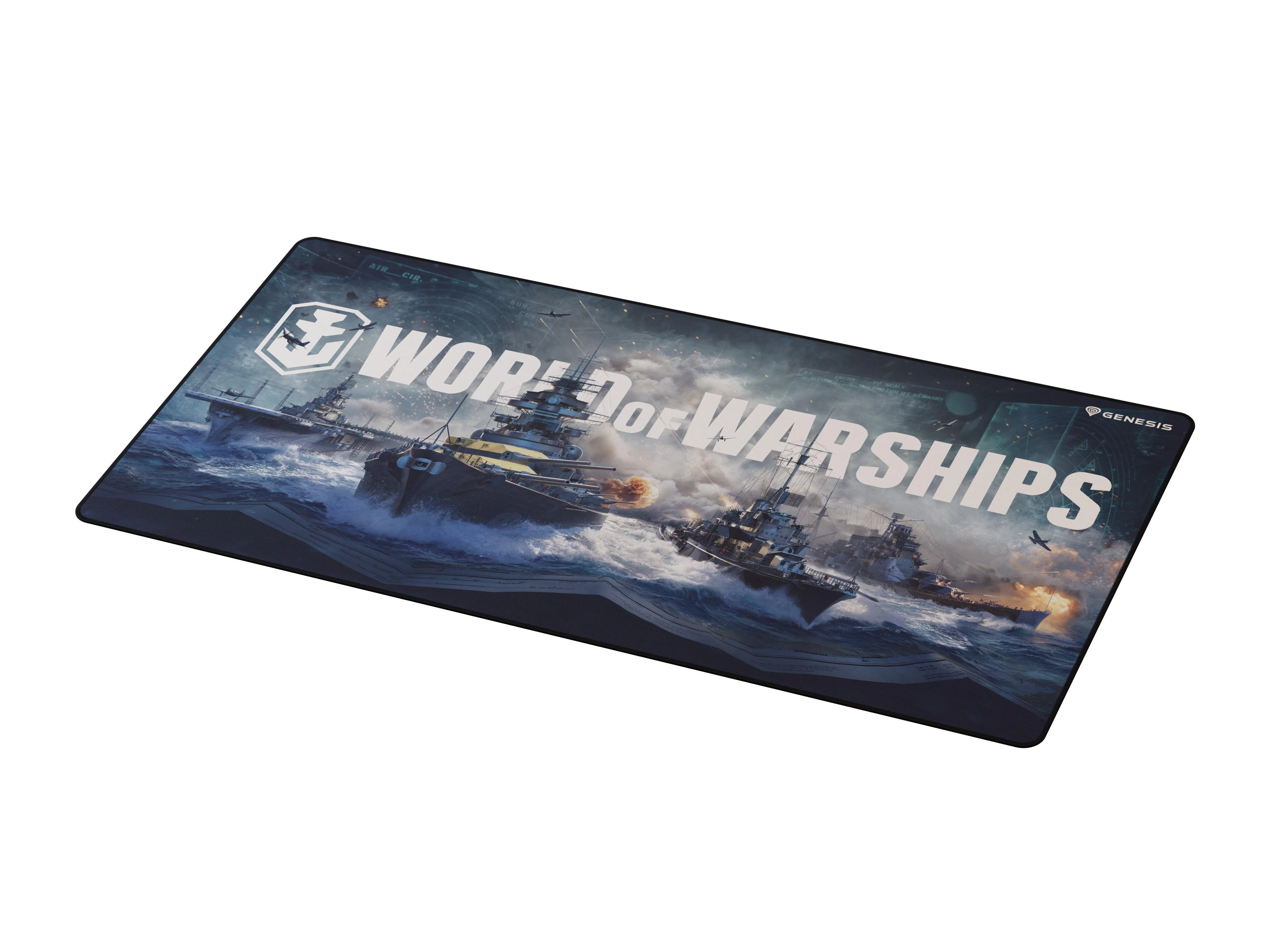 NATEC GENESIS pelės kilimėlis Carbon 500 Maxi World of Warships Armada 900x450mm