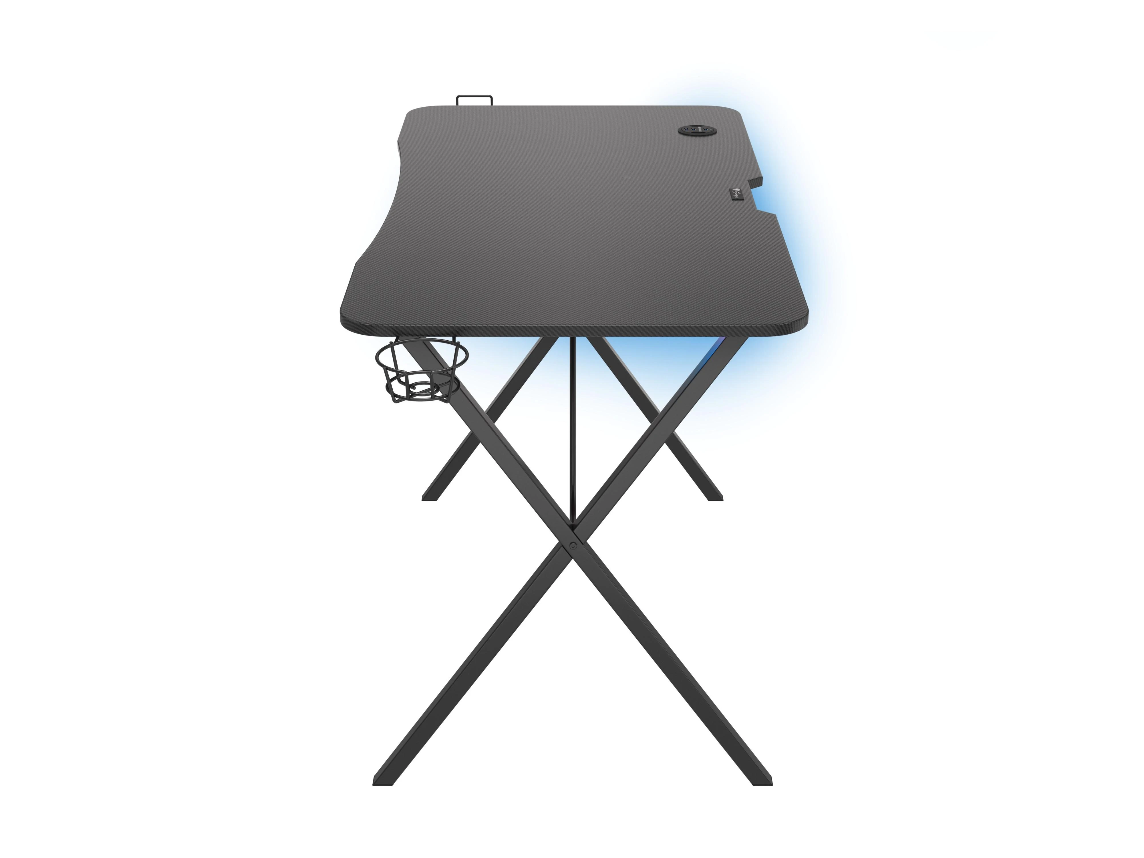 Žaidimų stalas Genesis Holm 200 RGB Gaming Desk, su pašvietimu