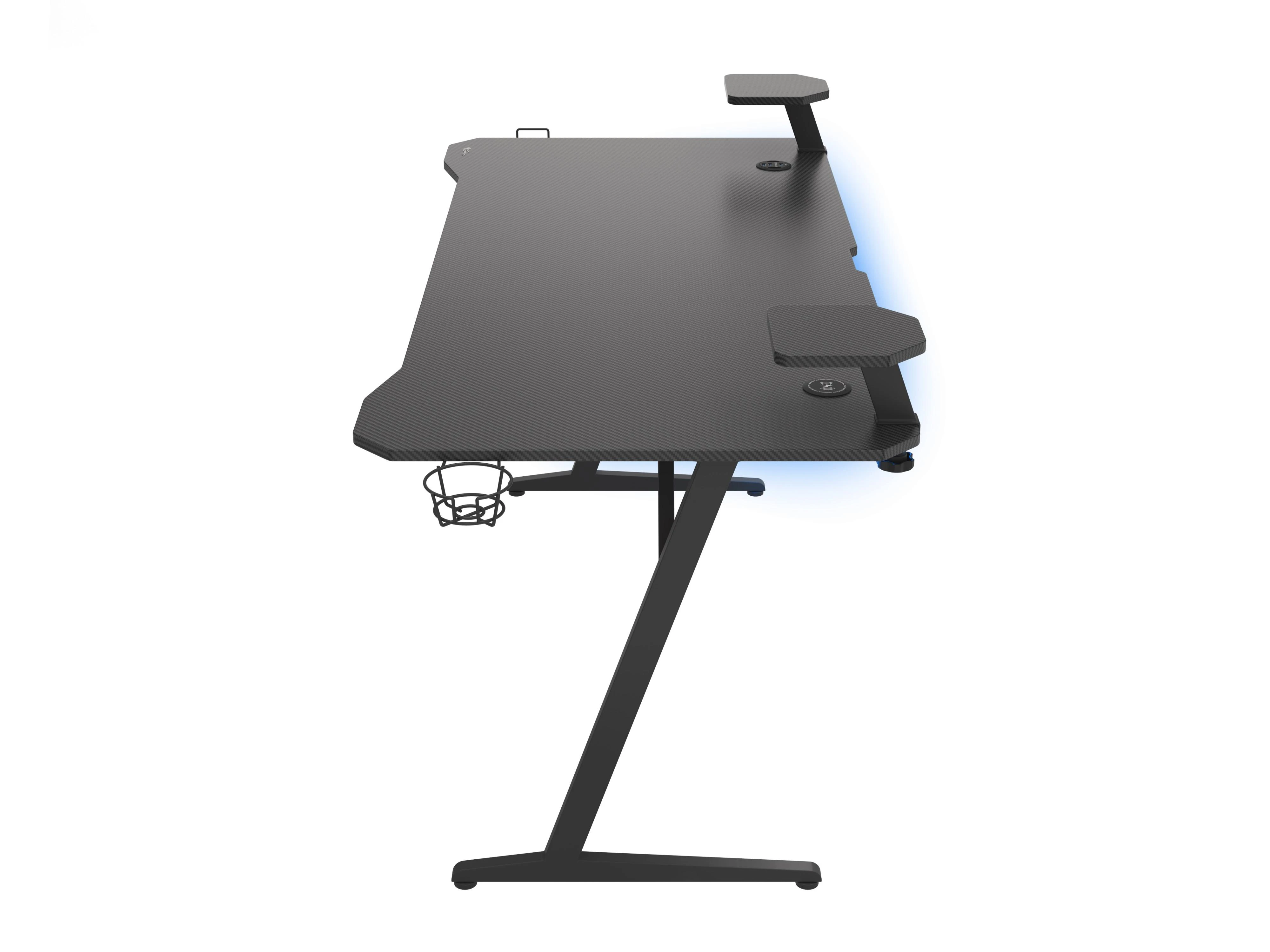 Žaidimų stalas Genesis Holm 510 RGB Gaming Desk, su pašvietimu