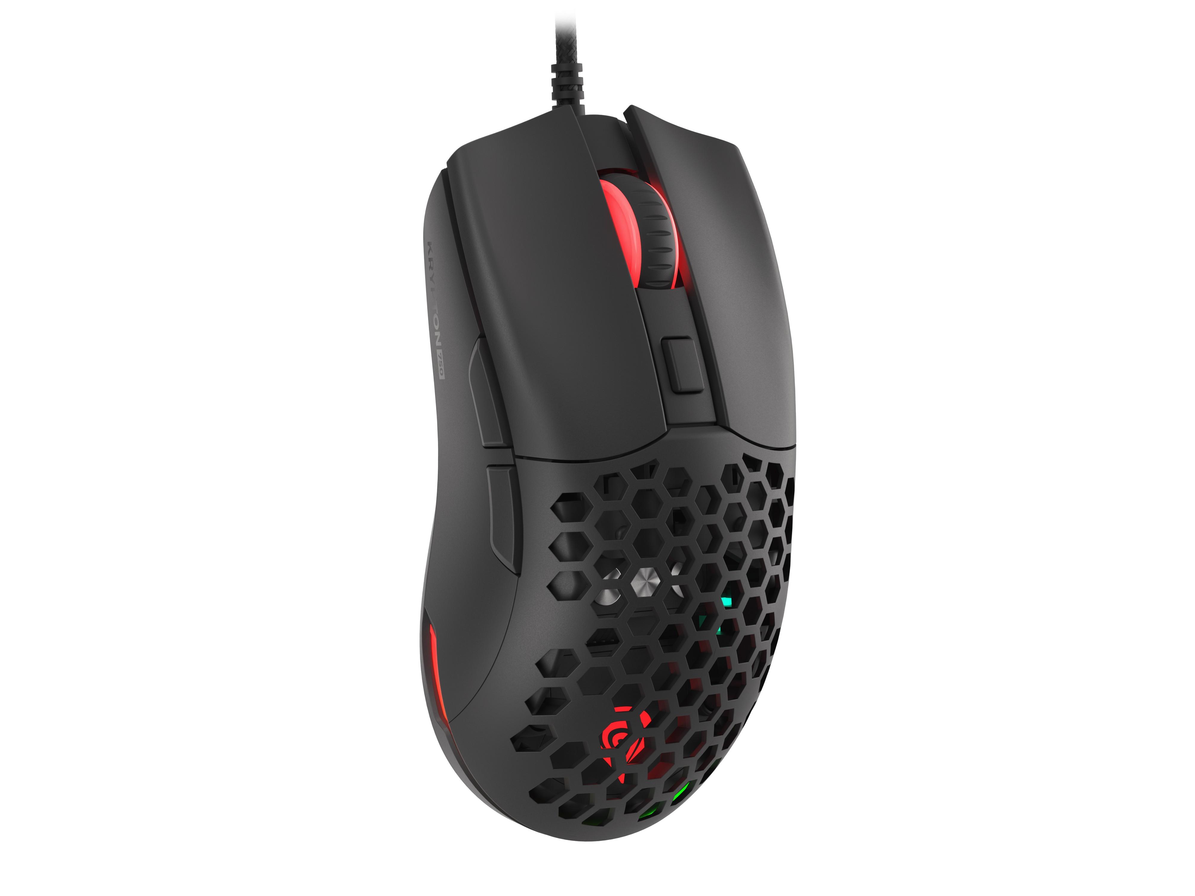Genesis | Ultralight Pelė žaidimams | Krypton 750 | Pelė žaidimams | su laidu | Optinė | USB 2.0 | Baltas | Yes